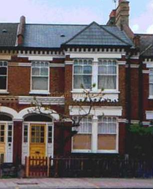 Arthur Lloyd and possibly his children were living at 42 Tooting Bec Road, Upper Tooting London, SW17 - Picture Courtesy Norman King Lloyd.
