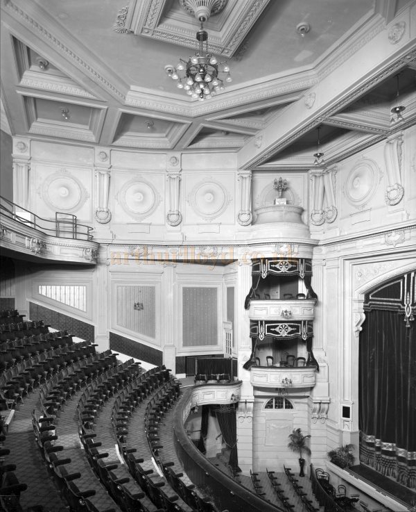 The Aldershot Hippodrome Theatre's Auditorium in February 1913, taken shortly after the Theatre opened - Courtesy Alan Chudley. 