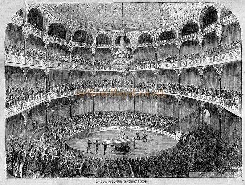 The Alhambra Theatre Auditorium from the Illustrated London News April 24th 1858