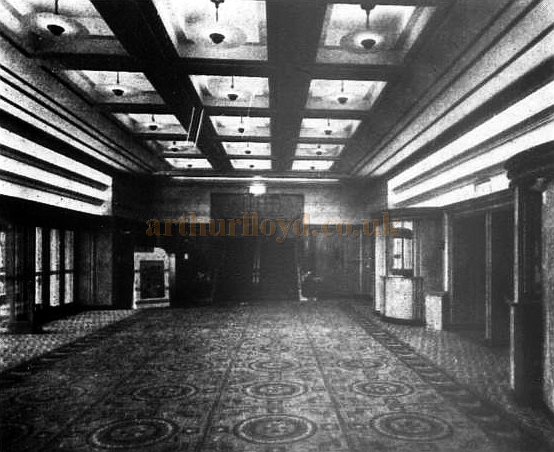 The Entrance Foyer of the Odeon, Leicester Square when it first opened in 1937 - From The Architects' Journal, 9th of November 1937.