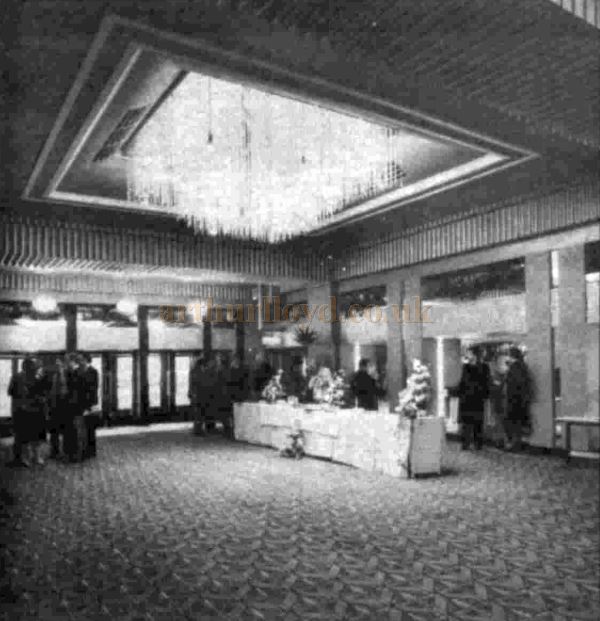 The Foyer of the Apollo Victoria - From the Stage Newspaper, 11th December 1980.