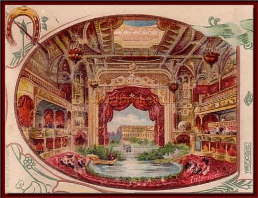 A Postcard showing The London Hippodrome in 1900 - Click to see a Feature on the state of the Theatre in 2003