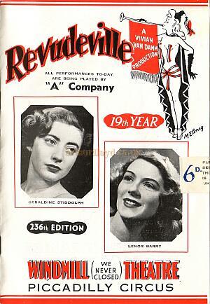 The Windmill Theatre 'Revudeville' Programme 5 - 1951