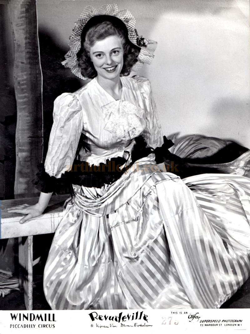 A Front of house photograph (lobby card) of Margaret Cooper - Courtesy Margaret Law.