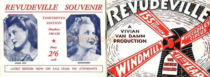 The Windmill Theatre Wartime Revudeville Programme 155th Edition