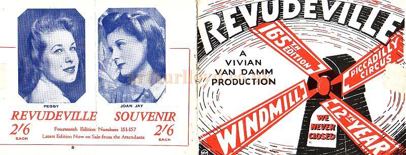 The Windmill Theatre Wartime Revudeville Programme 165th Edition
