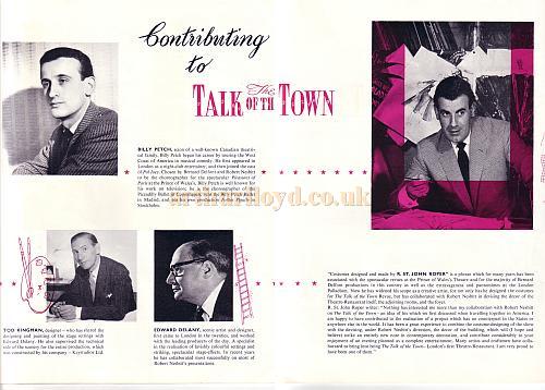 Conversion of the London Hippodrome into 'The Talk Of The Town' 