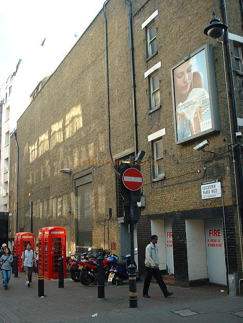 Empire Theatre Side elevation showing scene dock door - Photo. M.L. 2003