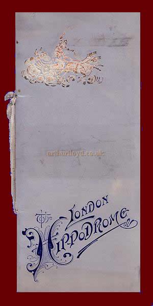 A London Hippodrome Programme from 1900