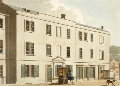 The Theatre Royal, Orchard Street in 1804 - With kind permission (c) Bath in Time - Bath Central Library Collection.