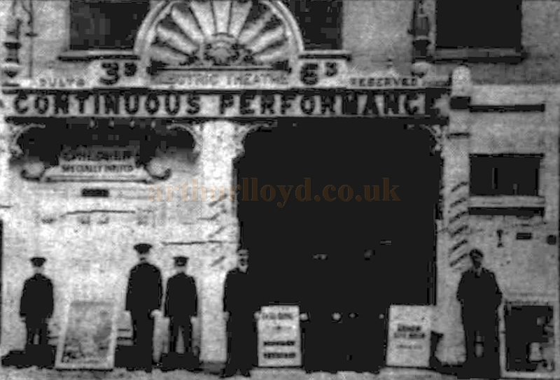 The Electric Theatre, Victoria when it first opened in 1909 - From The Westminster and Pimlico News, 9th of September 1927.