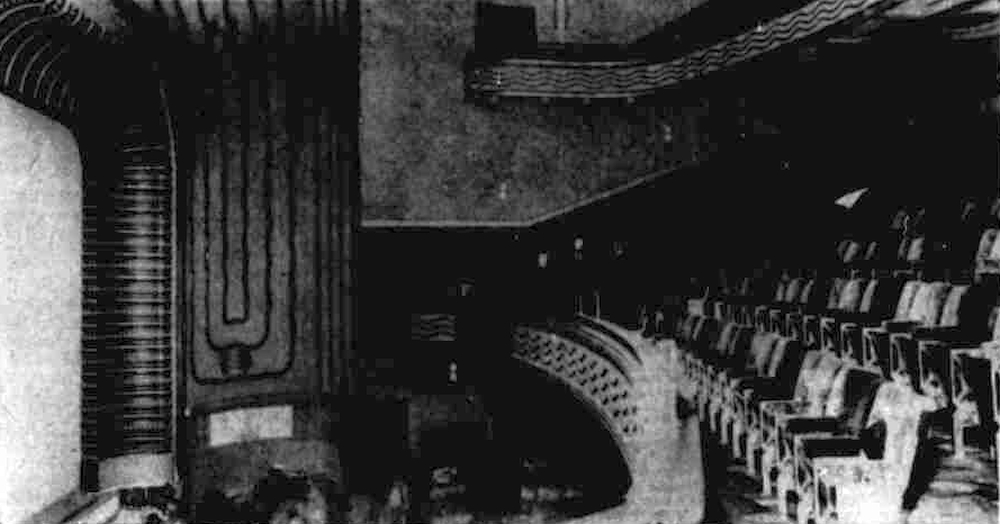 The auditorium of the rebuilt Alexandra Theatre, Birmingham - From the Birmingham Gazette, 10th December 1935.