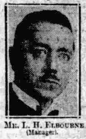 L. H. Elbourne, Manager of the Alhambra Cinema, Birmingham when it opened in 1928 - From the Evening Despatch, 22nd of December 1928.