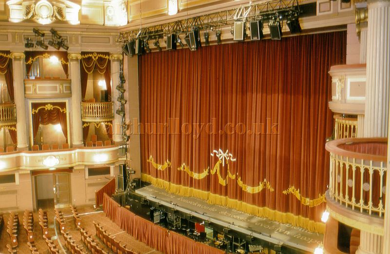 The Auditorium and Stage of the Birmingham Hippodrome in 1992 - Courtesy Ted Bottle