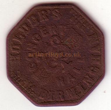 A Token for Holder's Concert Hall, Birmingham - Kindly Donated by Dylwyn Colbourne