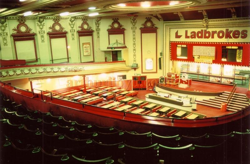 The Auditorium and Stage of the Newtown Palace Theatre, Birmingham in 1980 - Courtesy Ted Bottle