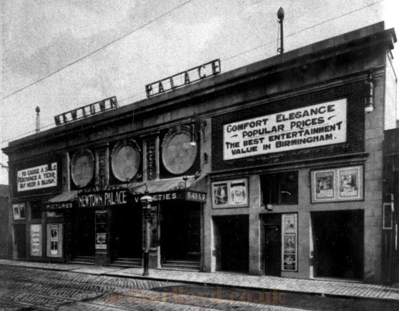 The Newtown Palace Theatre, Birmingham when it first opened in 1914 - From The Builder, 26th of June 1914.