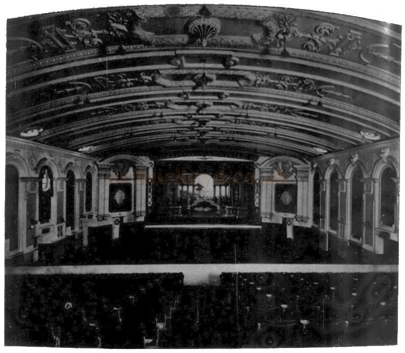 The Auditorium and Stage of the Palace Theatre, Summer Hill Road, Birmingham - From The Builder, 26th of June 1914.