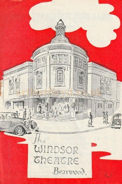 A Variety Programme for the Windsor Theatre, Bearwood from May 1951 - Courtesy Simon Moss, stagememories. 