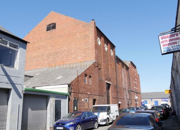 The Rear and Side Elevations of the former Bishop Auckland Hippodrome - Courtesy Derek Mathieson.