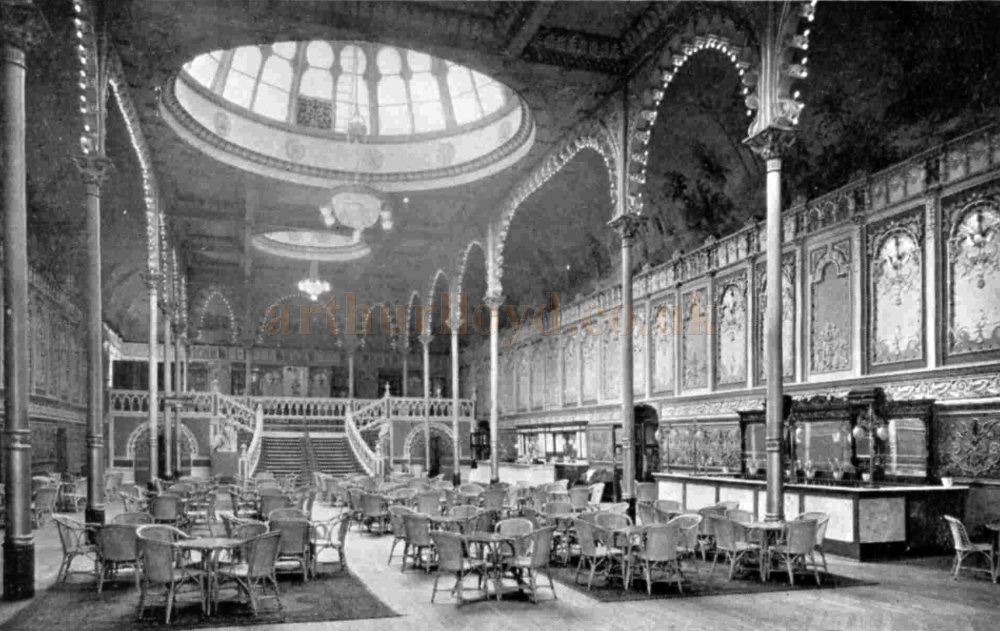 The Indian Lounge at the Winter Gardens Complex, Blackpool in 1930 - From The Bioscope, 18th of June 1930.