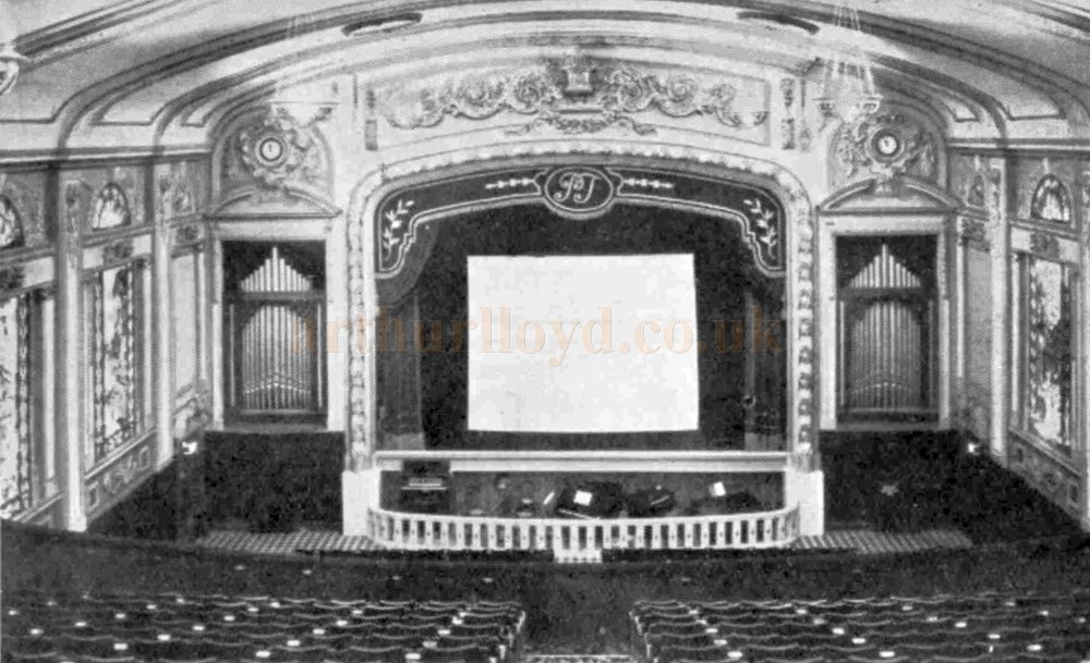 The Auditorium of the Princess Cinema , Blackpool in 1925 - From The Bioscope, 10th of December 1925.