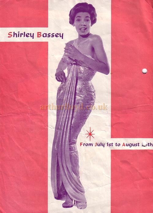 A programme for 'The Big Show' of 1961 at the Blackpool Opera House - Courtesy Roy Cross