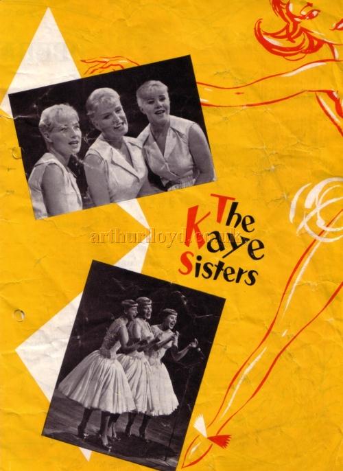 A programme for 'The Big Show' of 1962 at the Blackpool Opera House - Courtesy Roy Cross