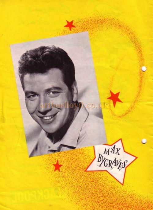 A programme for 'The Big Show' of 1963 at the Blackpool Opera House - Courtesy Roy Cross