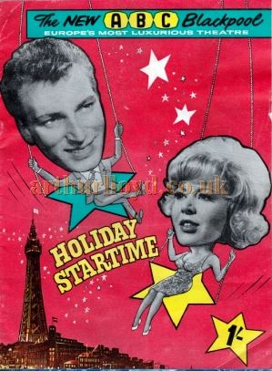 A Programme for Frank Ifield and Kathy Kirby at the ABC, Blackpool in 1964, - Courtesy Jeff Barron.