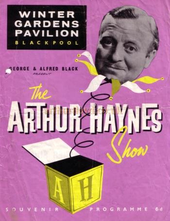 The Arthur Haynes Show at the Winter Gardens Pavilion in 1962 - Courtesy Roy Cross.
