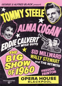 A Programme for the 'Big Show' at the Blackpool Opera House in 1960 - Courtesy Chantelle Seaborn - Click to see the entire programme
