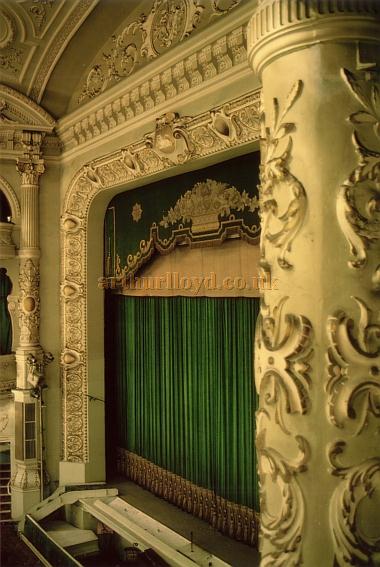 The Auditorium and Stage of the Winter Gardens Theatre, Blackpool in 1980 - Courtesy Ted Bottle