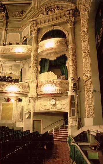 The Auditorium and Stage of the Winter Gardens Theatre, Blackpool in 1980 - Courtesy Ted Bottle