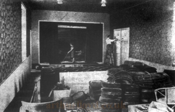 The Auditorium and Stage of the Barony Theatre nearing completion in July 1966 - From The Scotsman, 4th of July 1966.
