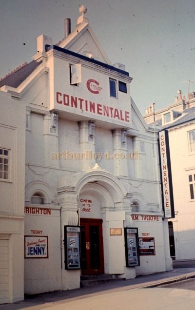 The Continentale Cinema, Brighton in 1973 - Courtesy Paul Bland