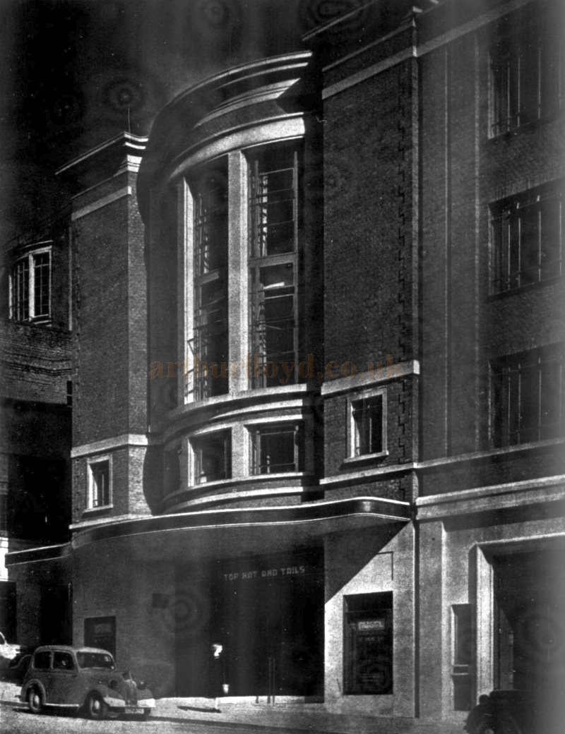 The North Street Entrance to the Imperial Theatre, Brighton - From The Builder, 19th of April 1940.