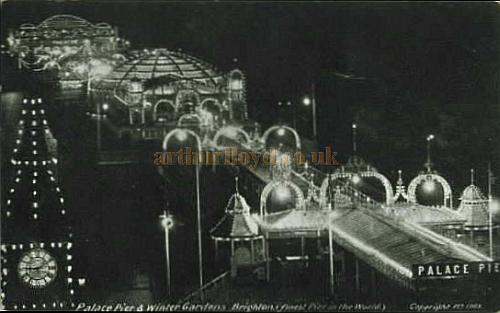 Palace Pier & Wintergardens, Brighton - From a postcard