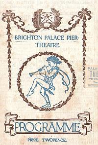 Programme for 'Caste' by T. W. Robertson with Albert Chevalier and the Brighton Stock Company at the Palace Pier Theatre in 1917. - Click to see Entire Programme.