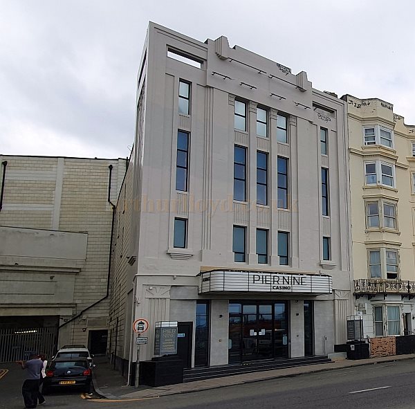 The Grand Junction Parade Entrance of the former Savoy Theatre, Brighton in August 2025 - Photo M.L.