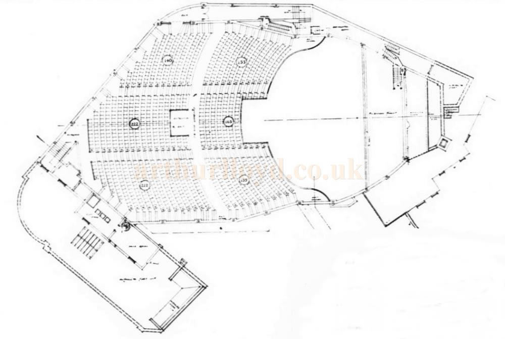 Wiliam R. Glen' 1930 Plans of the Savoy Theatre, Brighton - From The Architects' Journal, 8th of April 1931.