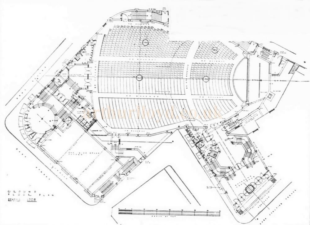 Wiliam R. Glen' 1930 Plans of the Savoy Theatre, Brighton - From The Architects' Journal, 8th of April 1931.
