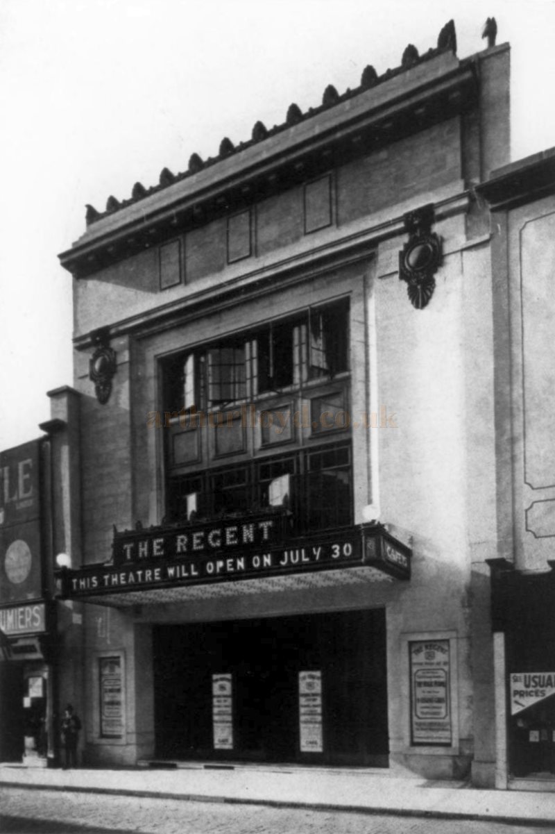 The Regent Theatre, Bristol when it first opened in 1928 - From the Academy Architecture and Architectural Review of 1929.