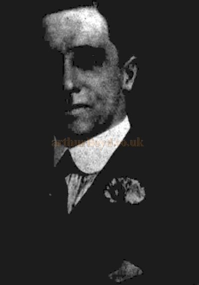 Architect W. H. Watkins who designed the Regent Theatre, Bristol - From the Kinematograph Weekly, 26th of July 1928.