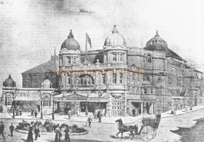The Buxton Opera House when it first opened in 1903 - From the Theatre's centenary programme - Courtesy David Garratt