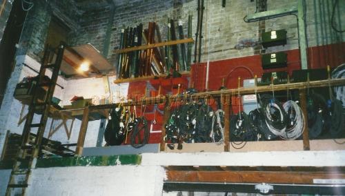 The Fly Floor of the Buxton Opera House in 2000 - Courtesy David Garratt.