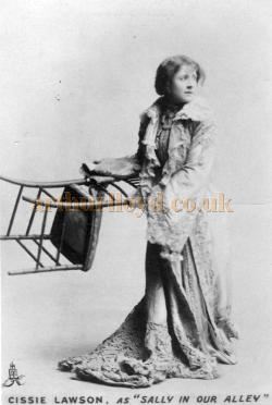 Cissie Lawson as 'Sally in our Alley', she was also the Proprietress of the Camberwell Empire in 1912 - Courtesy Gillian Brown.