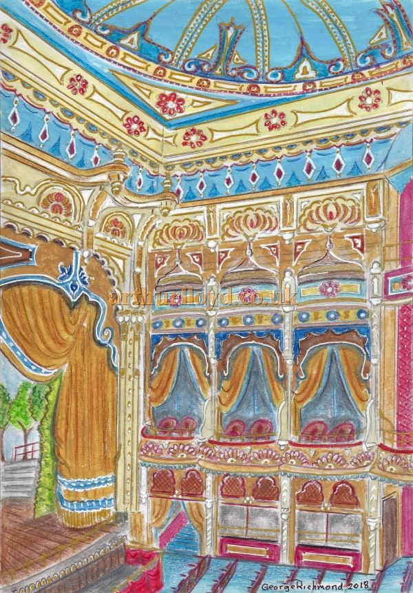 A Painting of the interior of the Camberwell Palace by George Richmond.