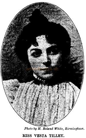 Vesta Tilley - From the ERA, July 8th 1899.