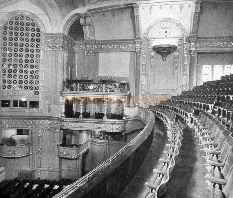 The Auditorium of the Capitol Theatre, Haymarket - From The Cinema News and Property Gazette, February 19th, 1925.